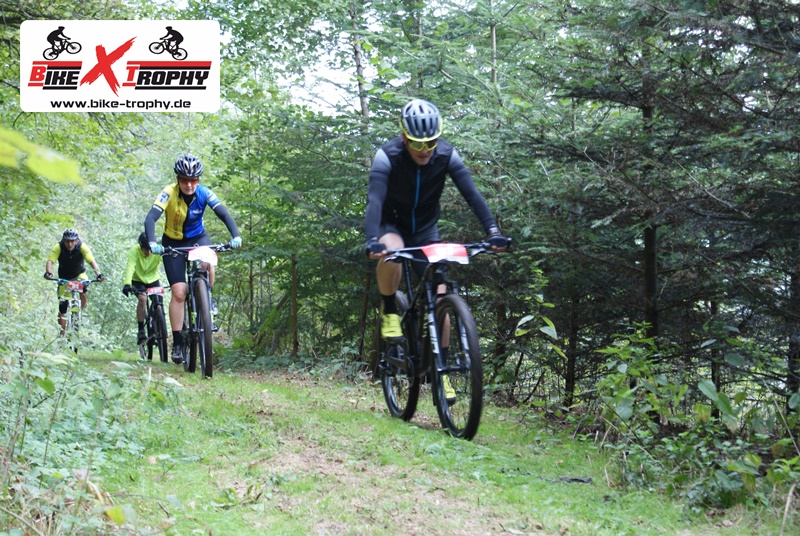 Tolle Strecke beim Maountainbikerennen in Katzberg