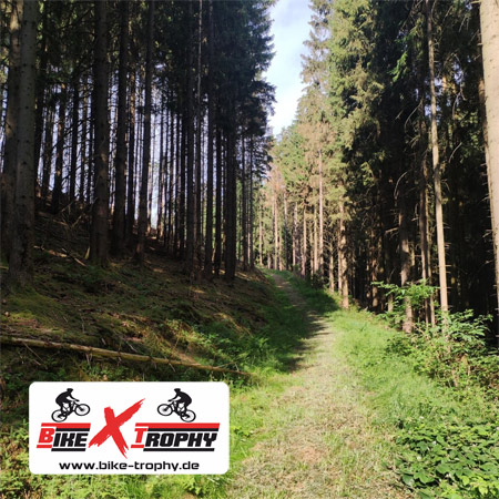 Höhenmeter inklusive bei der Bike Tropyh in Katzber/Schalkau