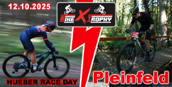 Mountainbike Rennen südlich von Nürnberg