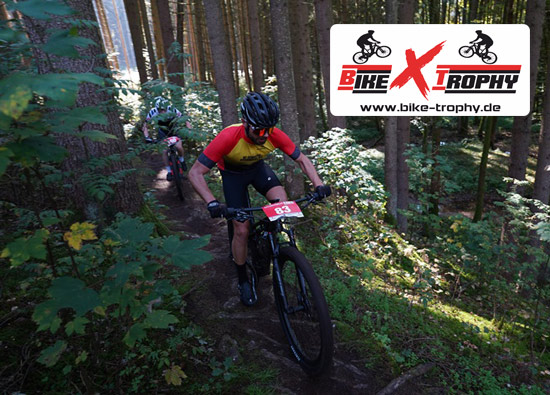 Tolles Gelände beim Mountainbike Rennen der Bike-Trophy